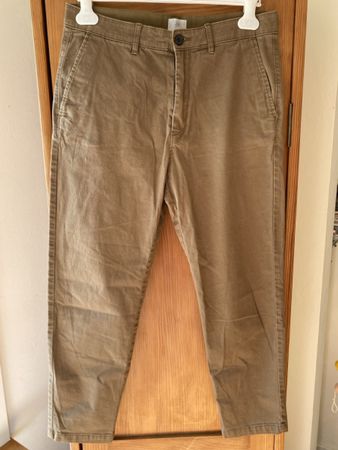 Herren Chino Hose H\&M Gr. 33 Khaki beige, neu
